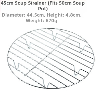 Sautētas gaļas speciālais režģis, ūdensnecaurlaidīgs režģis, nūdeļu vārīšanas režģis, nerūsējošā tērauda tvaicētājs, tvaika nodalījums, pretsalipes katls, zupas spainis, tīkls