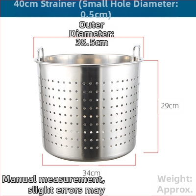 Sautētas gaļas speciālais režģis, ūdensnecaurlaidīgs režģis, nūdeļu vārīšanas režģis, nerūsējošā tērauda tvaicētājs, tvaika nodalījums, pretsalipes katls, zupas spainis, tīkls