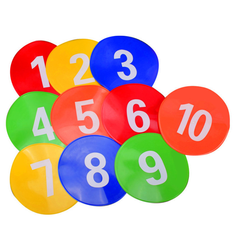 Futbolo treniruočių plokščias ženklas, diskas, disko logotipas, disko ženklas, disko treniruočių kliūtis, apvali burna, teniso orientyras