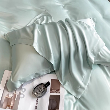 Μαξιλαροθήκη Tencel κατηγορίας A 100 για διασυνοριακές εξαγωγές, καλοκαιρινή δροσερή μεταξωτή μαξιλαροθήκη ομορφιάς, μονόχρωμη μεταξωτή θήκη πάγου