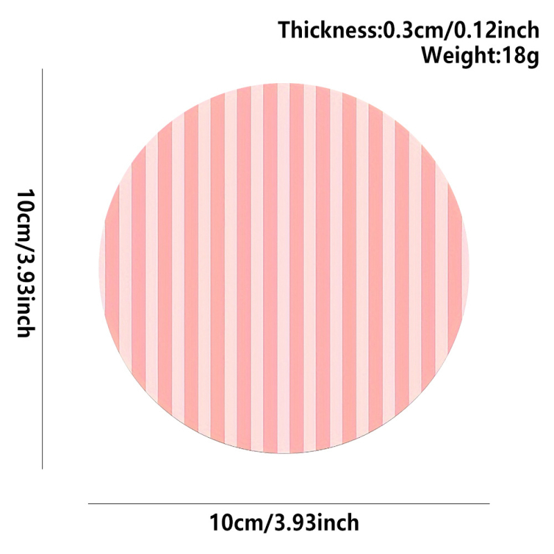 На склад Американска кънтри пролет Нова любов Цвете Карирана подложка за чаши с термоизолация UV печат Подложка за маса