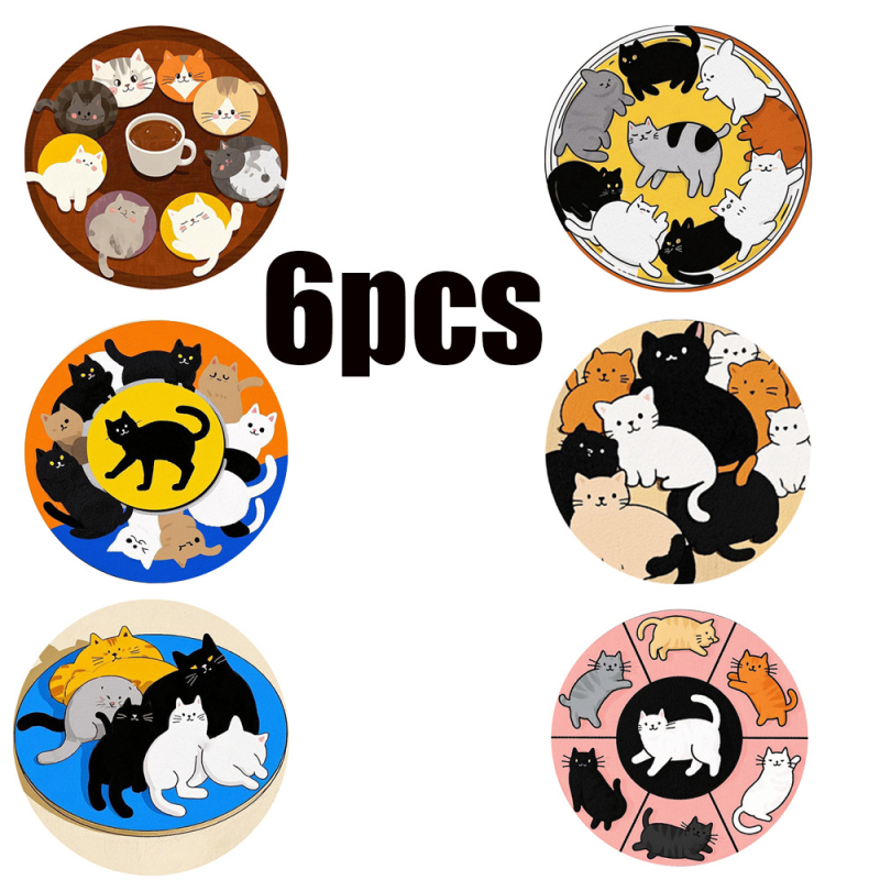 На склад Американска кънтри пролет Нова любов Цвете Карирана подложка за чаши с термоизолация UV печат Подложка за маса