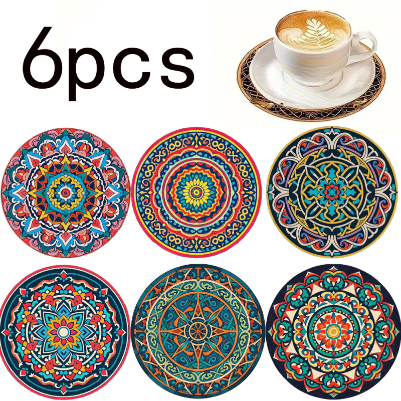 На склад Американска кънтри пролет Нова любов Цвете Карирана подложка за чаши с термоизолация UV печат Подложка за маса