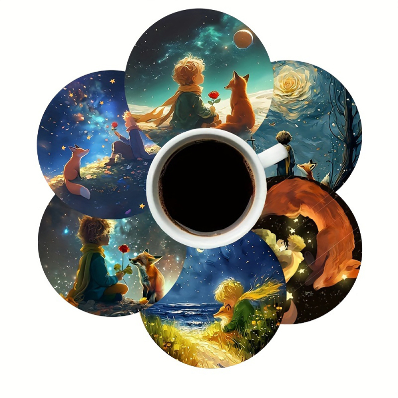 На склад Американска кънтри пролет Нова любов Цвете Карирана подложка за чаши с термоизолация UV печат Подложка за маса