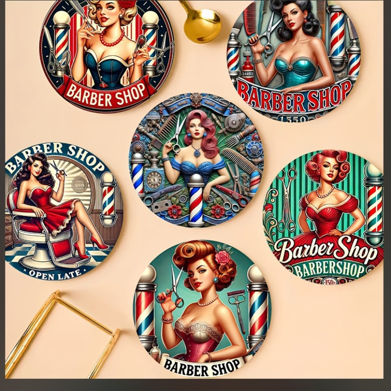 На склад Американска кънтри пролет Нова любов Цвете Карирана подложка за чаши с термоизолация UV печат Подложка за маса