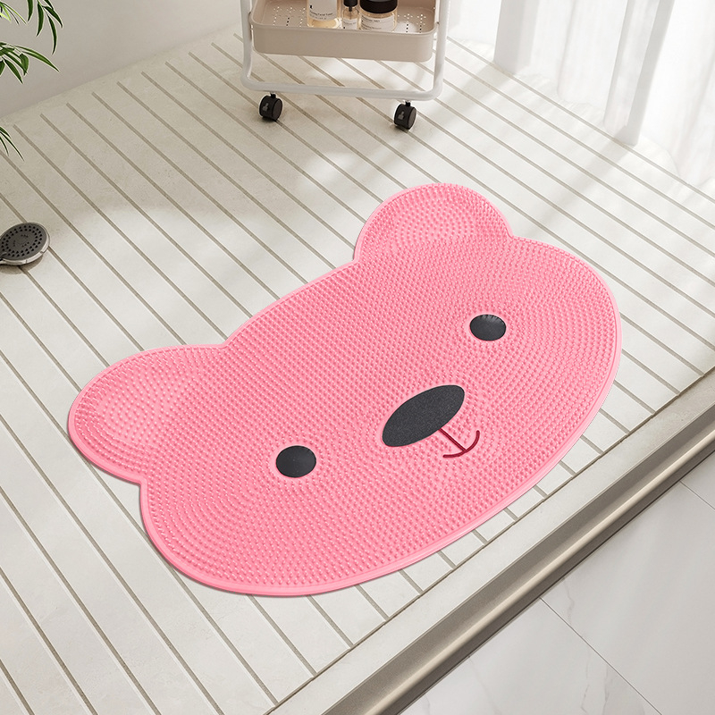 Vonios kambario neslystantis kilimėlis dušo kambariui, pėdų trynimas, negyvos odos masažas, pėdų kilimėlis buitiniam vonios kambario maudymosi siurbimo puodelio grindų kilimėliui