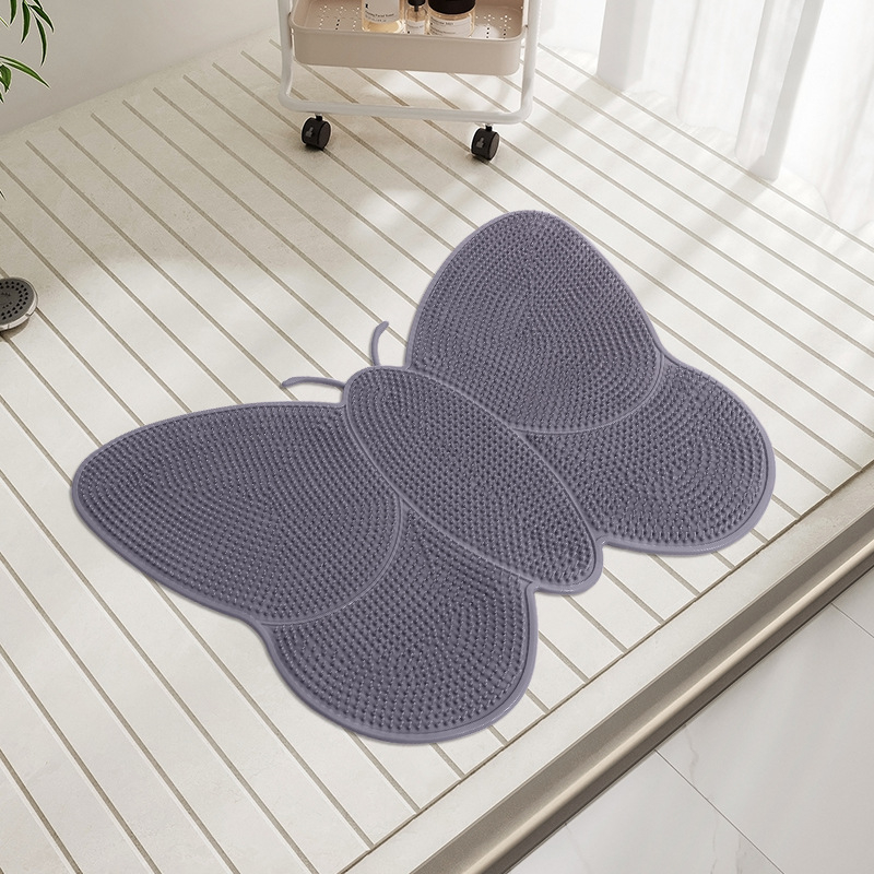 Vonios kambario neslystantis kilimėlis dušo kambariui, pėdų trynimas, negyvos odos masažas, pėdų kilimėlis buitiniam vonios kambario maudymosi siurbimo puodelio grindų kilimėliui