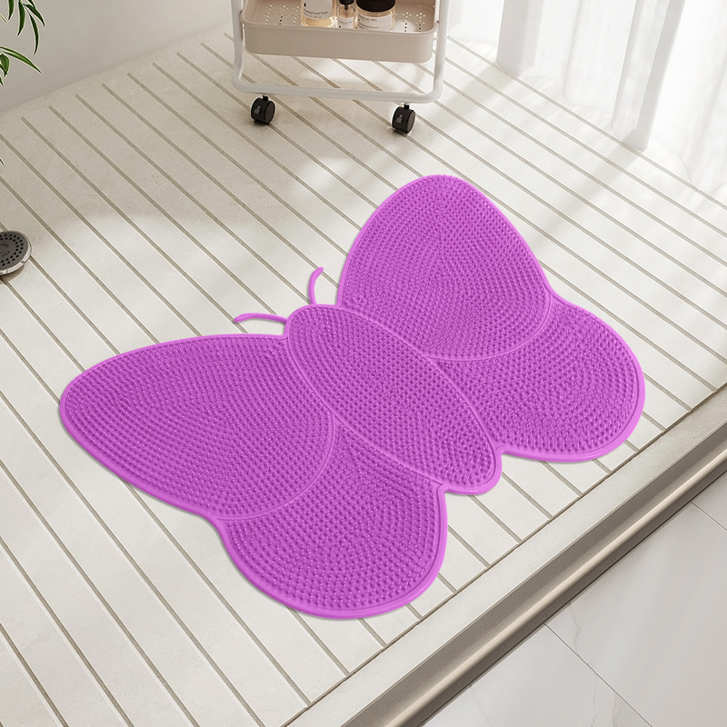 Vonios kambario neslystantis kilimėlis dušo kambariui, pėdų trynimas, negyvos odos masažas, pėdų kilimėlis buitiniam vonios kambario maudymosi siurbimo puodelio grindų kilimėliui