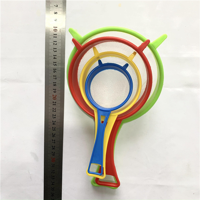 Naujas plastikinis miltų sietų rinkinys virtuvei, buitinio cukraus miltelių sietas, kietųjų ir skystųjų medžiagų atskyrimo filtras, karšto puodo sietelis, didmeninė prekyba