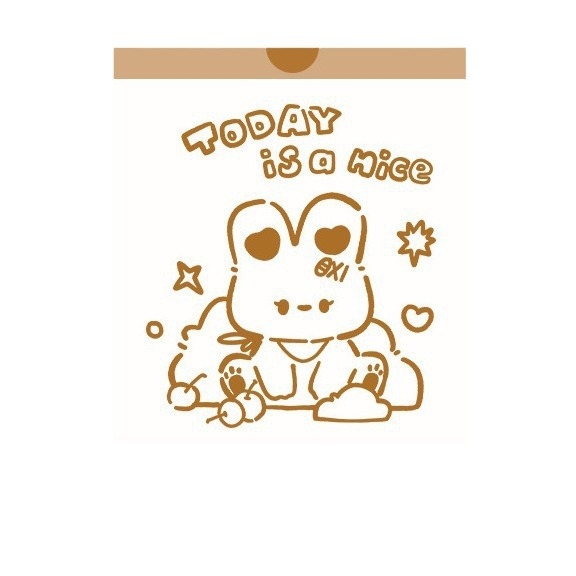 Mielas animacinis filmas, spalvotai spausdintas triušio raišteliu, automatinis, nešiojamas, sutirštintas šiukšlių maišas namams ir virtuvei