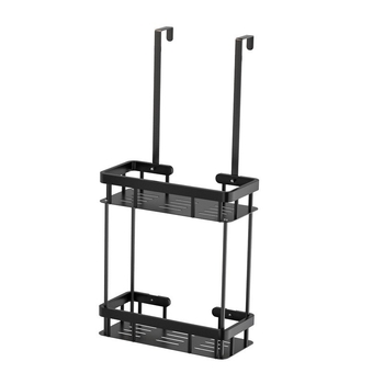 Tarpvalstybinė vonios kambario daiktų laikymo lentyna be skylių vonios kambaryje, tualeto stiklinės durys, pakabinama dvisluoksnė vonios reikmenų laikymo lentyna