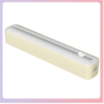 ➻ Διπλό συρόμενο μαχαίρι κοπής πλαστικού περιτυλίγματος μαγνητική αναρρόφηση οικιακή κουζίνα ρυθμιζόμενο χαρτί ψησίματος κοπής αλουμινόχαρτου αποθήκευσης