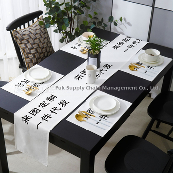 „Amazon“ geriausiai parduodamų prekių šventinių vakarėlių dekoracijų atmosferos išdėstymas medvilninė lininė staltiesė nėriniuotas kavos staltiesės audinys didmeninė prekyba