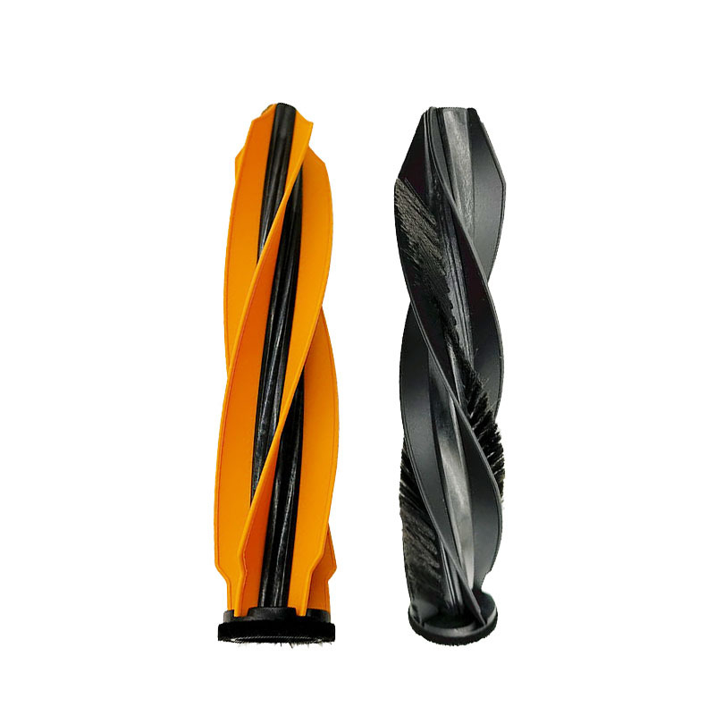 Piemērots Dreame tīrīšanas robota piederumiem X40 uzlabotajai hibrīda dubultrullīšu birstei, kas tīra galveno birsti