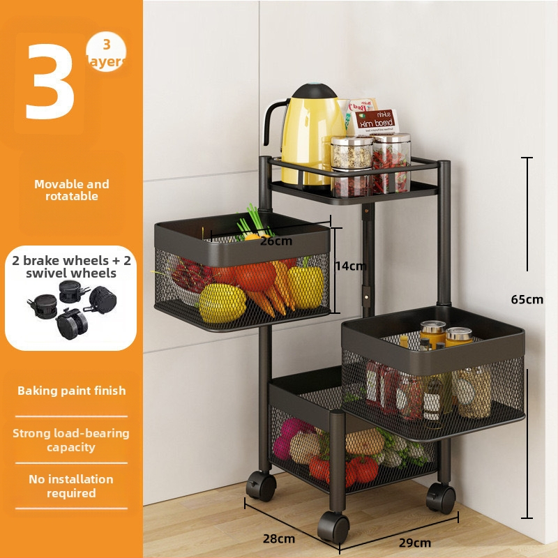 Stalak za pohranu grickalica Stalak za pohranu grickalica Ormarić za pohranu Kolica Rotirajuća kutija za pohranu Višeslojna Voće za dnevnu sobu