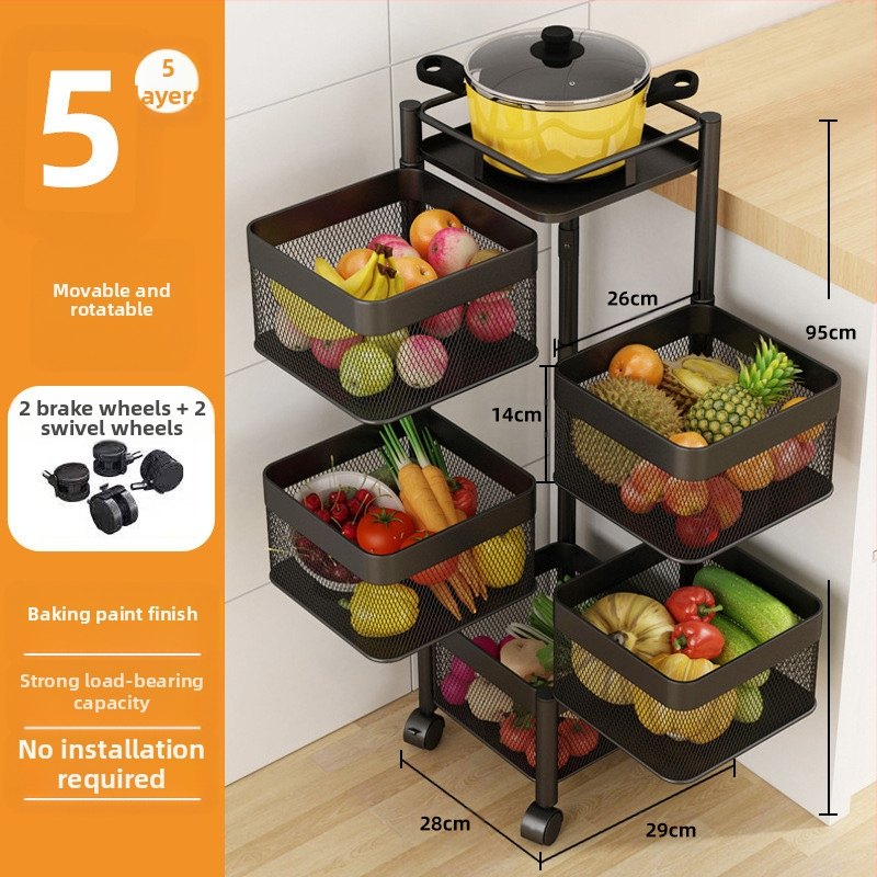 Stalak za pohranu grickalica Stalak za pohranu grickalica Ormarić za pohranu Kolica Rotirajuća kutija za pohranu Višeslojna Voće za dnevnu sobu