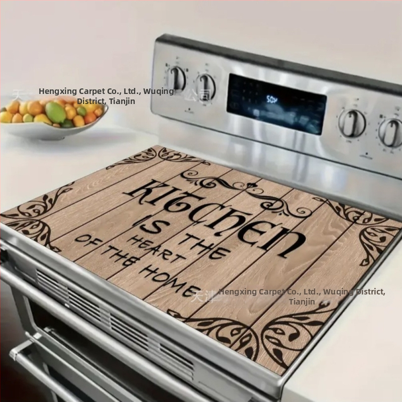 Uus piiriülene multifunktsionaalne päikesekaitsekreemiga puidutrükiga alusmatt, imav libisemiskindel matt, köögi oluline pliidi tolmumatt