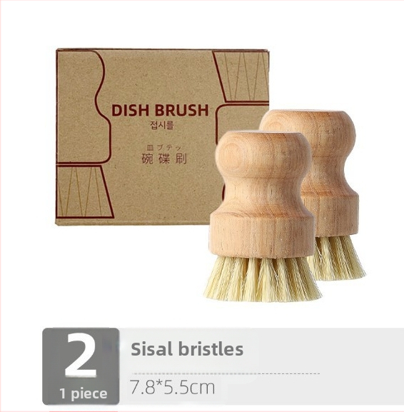 Pārrobežu trauku mazgāšanas birstes poda artefakts mājsaimniecības virtuves rīki birstes pods ar īsu rokturi dabīgā sizala kokosriekstu tīrīšana