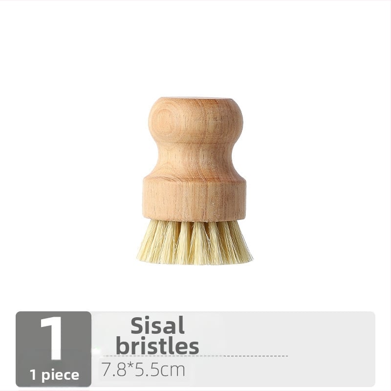 Pārrobežu trauku mazgāšanas birstes poda artefakts mājsaimniecības virtuves rīki birstes pods ar īsu rokturi dabīgā sizala kokosriekstu tīrīšana