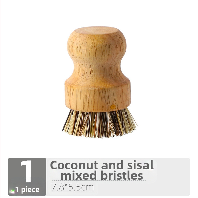 Pārrobežu trauku mazgāšanas birstes poda artefakts mājsaimniecības virtuves rīki birstes pods ar īsu rokturi dabīgā sizala kokosriekstu tīrīšana