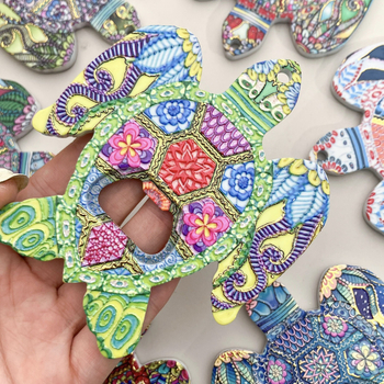 Uued piiriülesed kilpkonna pudeliavaja külmkapi kleebised melamiinist materjalist reljeefse tekstuuriga pronksprotsessiga armas kujuga magnet