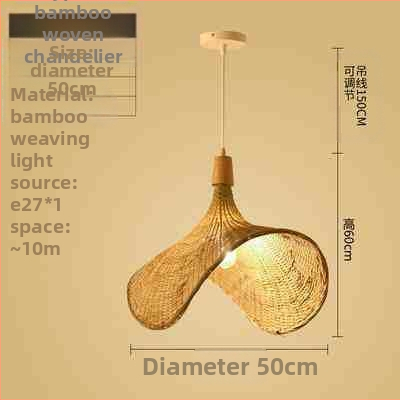 Hiina stiilis bambusest lühter Wabi-Sabi stiilis B&B trepp Teetuba Jaapani restoran Hot Pot restoran Zen-kombineeritud lambid