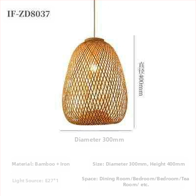 Hiina stiilis bambusest lühter Wabi-Sabi stiilis B&B trepp Teetuba Jaapani restoran Hot Pot restoran Zen-kombineeritud lambid