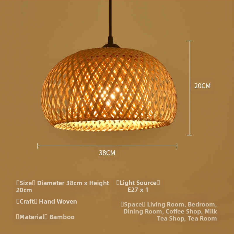 Hiina stiilis bambusest lühter Wabi-Sabi stiilis B&B trepp Teetuba Jaapani restoran Hot Pot restoran Zen-kombineeritud lambid