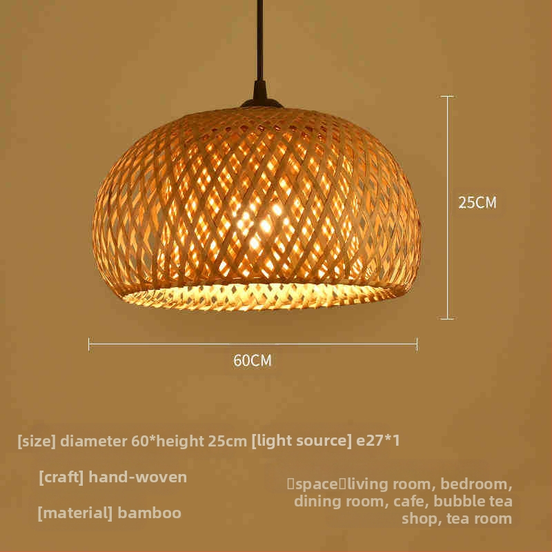 Hiina stiilis bambusest lühter Wabi-Sabi stiilis B&B trepp Teetuba Jaapani restoran Hot Pot restoran Zen-kombineeritud lambid