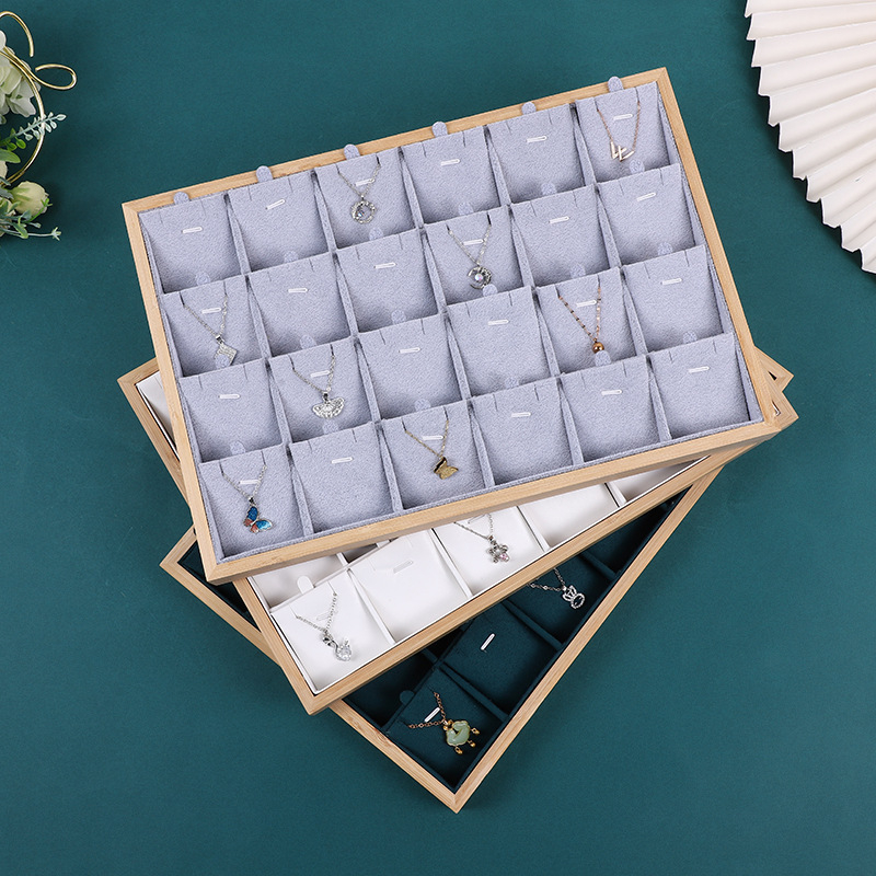 Bambusest ja puidust kaelakee, taldrik, ehete hoiustamistaldrik, kõrvarõngad, kõrvarõngad, käevõru, kandik, ripats, taldrik, ehete vitriini rekvisiidid