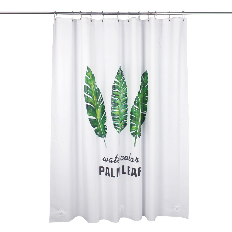 Tehase tarnitud vannitoa veekindel dušikardin, stantsivaba vannitoa kardin, uksekardin, vaheseina kardin, suures versioonis trükkimine