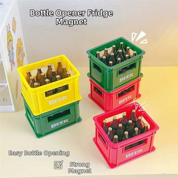 Õllepudeliavaja loominguline külmkapi kleebis magnetkleebis õllepudel kruvikeeraja magnet joogipudeliavaja