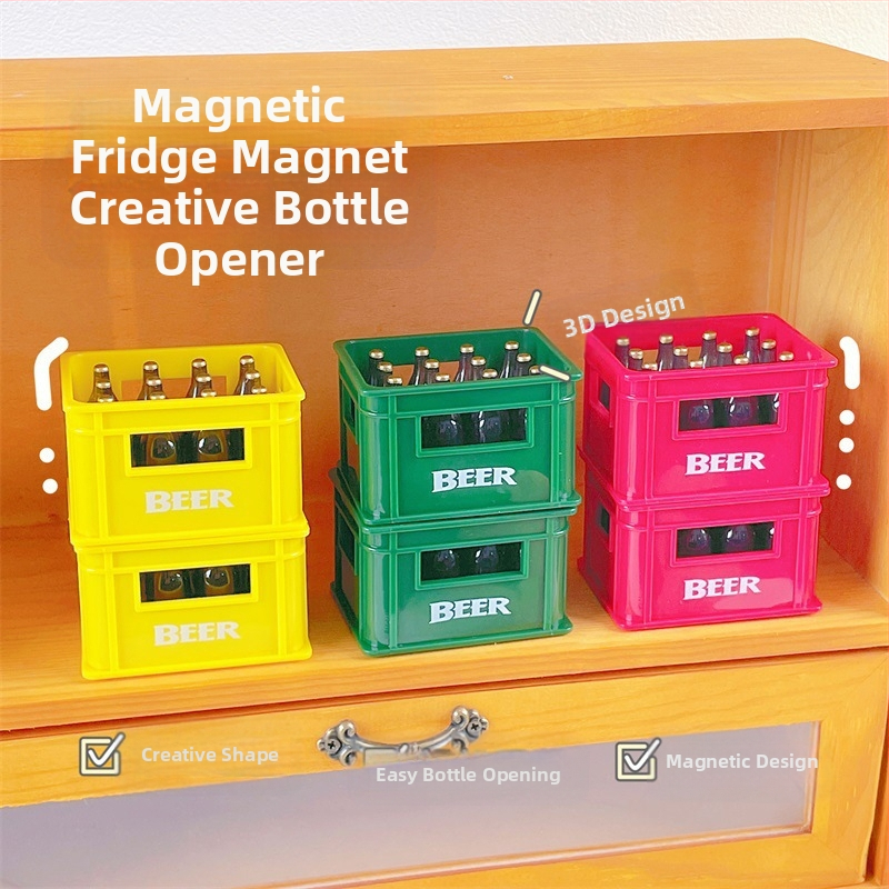 Отварачка за бирена бутилка, креативен стикер за хладилник, магнитен стикер за бутилка бира, отвертка, магнит, отварачка за бутилки за напитки