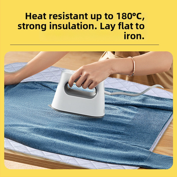 ☼ Πτυσσόμενο Σιδερένιο Δάπεδο Εξαγωγής Οικιακού Σιδερένιο Δάπεδο Ανθεκτικό σε Υψηλή Θερμοκρασία Φορητό Μονωμένο Σιδερένιο Δάπεδο Αντικαθιστά τη Σιδερώστρα