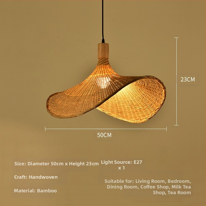 Bambusest lühtri Hiina zen-teetoa lamp Kagu-Aasia restorani hotelli kodumajapidamise stiilis Jaapani bambusest kuuma poti lamp