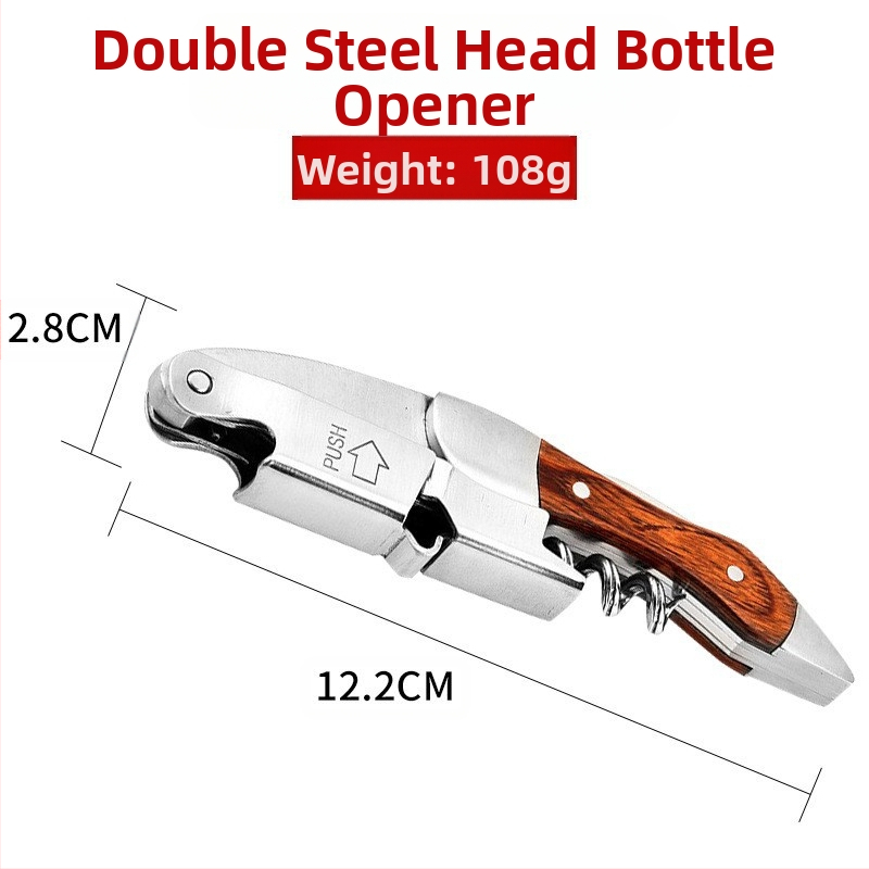 Gamintojo daugiafunkcis butelių atidarytuvas, kūrybingas alus, vynas, nerūdijančio plieno raudonojo vyno butelių atidarytuvas, vyno peilis, didmeninė prekyba