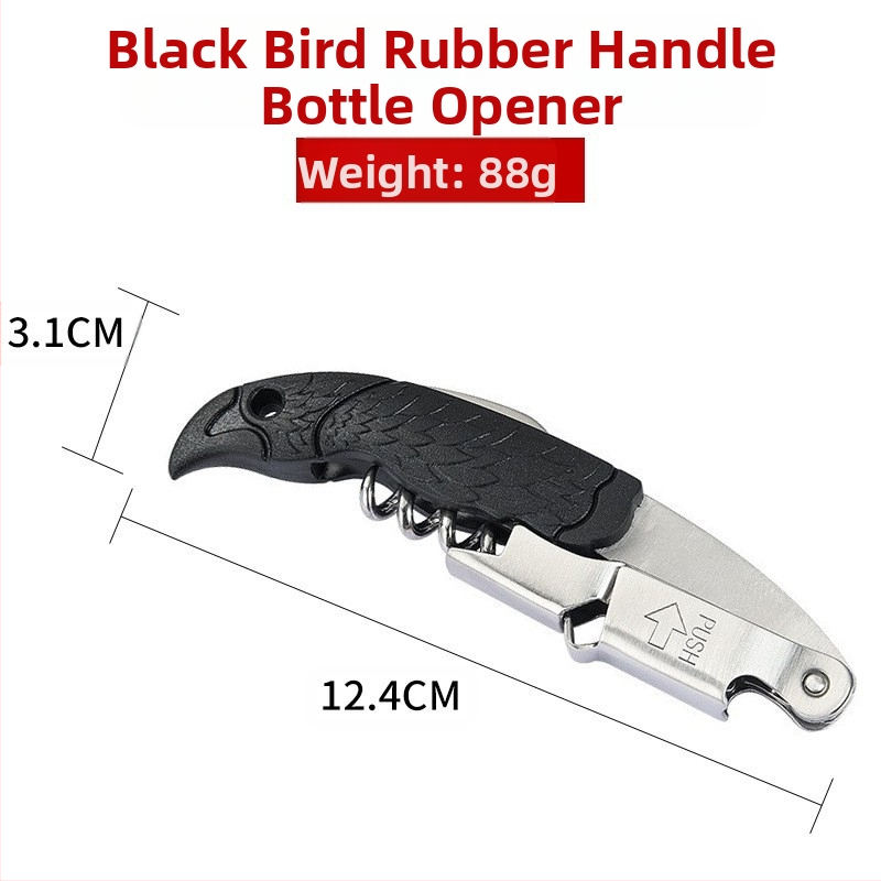 Gamintojo daugiafunkcis butelių atidarytuvas, kūrybingas alus, vynas, nerūdijančio plieno raudonojo vyno butelių atidarytuvas, vyno peilis, didmeninė prekyba