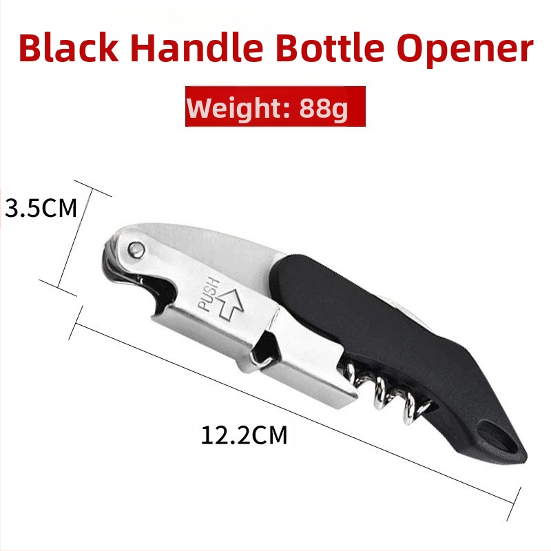 Gamintojo daugiafunkcis butelių atidarytuvas, kūrybingas alus, vynas, nerūdijančio plieno raudonojo vyno butelių atidarytuvas, vyno peilis, didmeninė prekyba