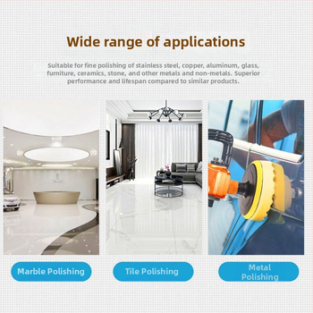 Villaratta peegli poleerimisratas Paksendatud nurklihvija poleerimine Klaasmetall Roostevaba teras Kivivillast kuulpoleerimisleht