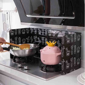 Virtuvės alyvos barjerinė plokštė, dujinės viryklės alyvos barjeras, buitinė apsaugos nuo alyvos purslų, dūmų barjeras, šilumos izoliacija, alyvos barjeras, alyvos barjeras kepimo aliejaus barjerui