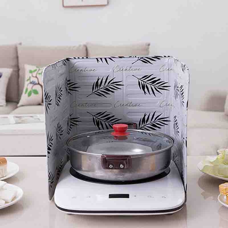 Virtuvės alyvos barjerinė plokštė, dujinės viryklės alyvos barjeras, buitinė apsaugos nuo alyvos purslų, dūmų barjeras, šilumos izoliacija, alyvos barjeras, alyvos barjeras kepimo aliejaus barjerui