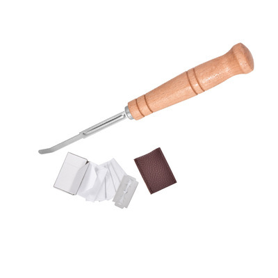 Roostevabast terasest leivaparandusnuga taignalõhkumisnuga Euroopa stiilis prantsuse pulgalõike nuga puidust käepidemega kaarnuga leivakõva nuga