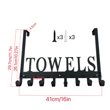 Geležinis kabliukas laiškams skersai krašto, nuimamas durų kabliukas rūbinei, virtuvės kabliukas be perforatoriaus už durų