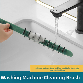 ✅ Βούρτσα καθαρισμού αυλακώσεων πλυντηρίου ρούχων με μακριά λαβή, πολυλειτουργικό εργαλείο οικιακών εργασιών για τον καθαρισμό της εσωτερικής αυλάκωσης του κάδου