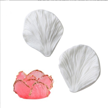 Fondantkoogi silikoonvorm, nätsupasta, suhkrukunstpits, kolmemõõtmeline tekstuurimuster, kroonleheleht, vorm