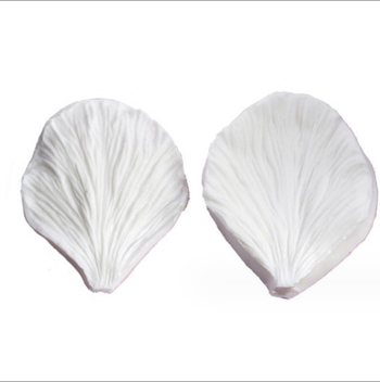 Fondantkoogi silikoonvorm, nätsupasta, suhkrukunstpits, kolmemõõtmeline tekstuurimuster, kroonleheleht, vorm