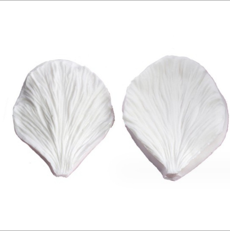 Fondantkoogi silikoonvorm, nätsupasta, suhkrukunstpits, kolmemõõtmeline tekstuurimuster, kroonleheleht, vorm