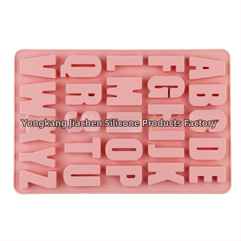 Силиконова форма за торта с 26 стерео букви, английска азбука, декоративна, с лепило, инструмент за печене „Направи си сам“.
