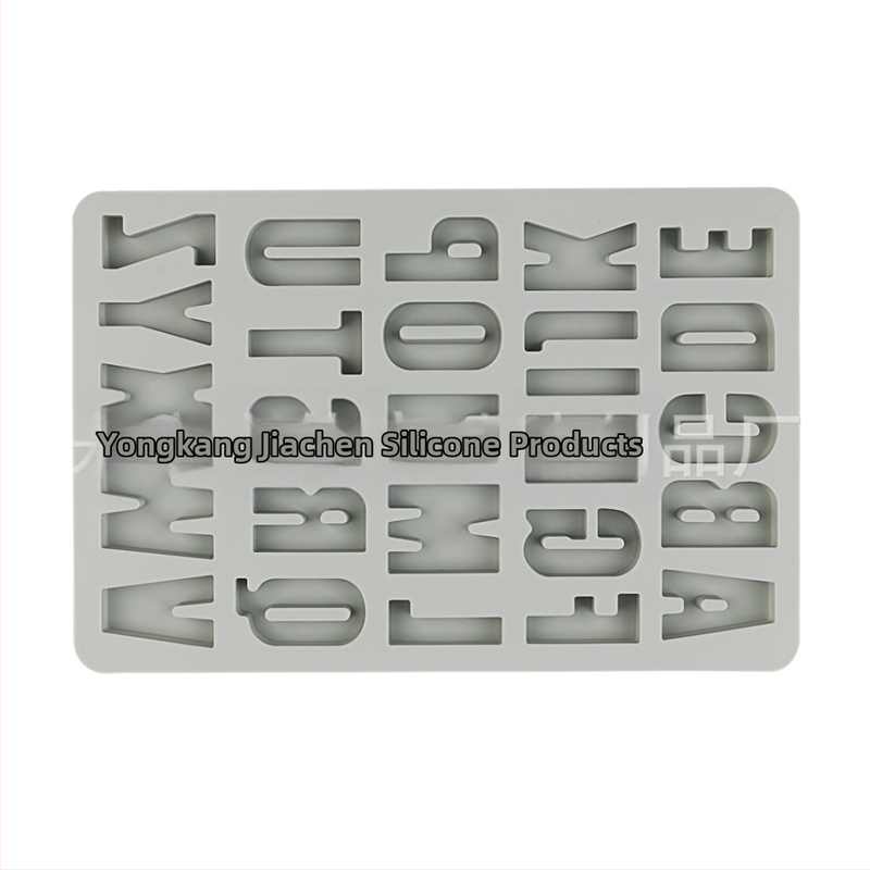 Силиконова форма за торта с 26 стерео букви, английска азбука, декоративна, с лепило, инструмент за печене „Направи си сам“.