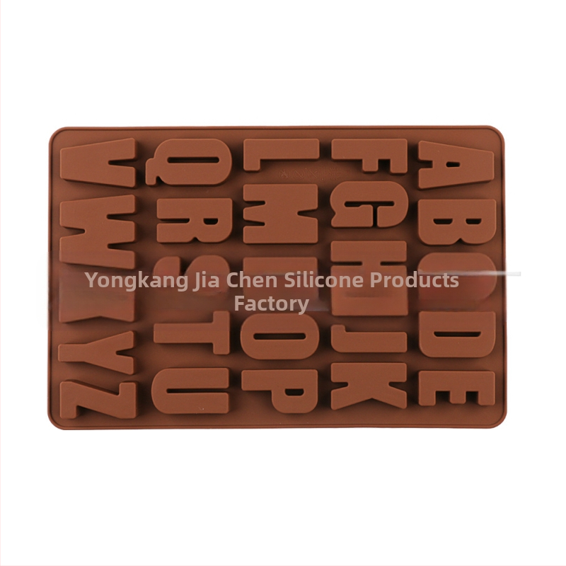 Силиконова форма за торта с 26 стерео букви, английска азбука, декоративна, с лепило, инструмент за печене „Направи си сам“.